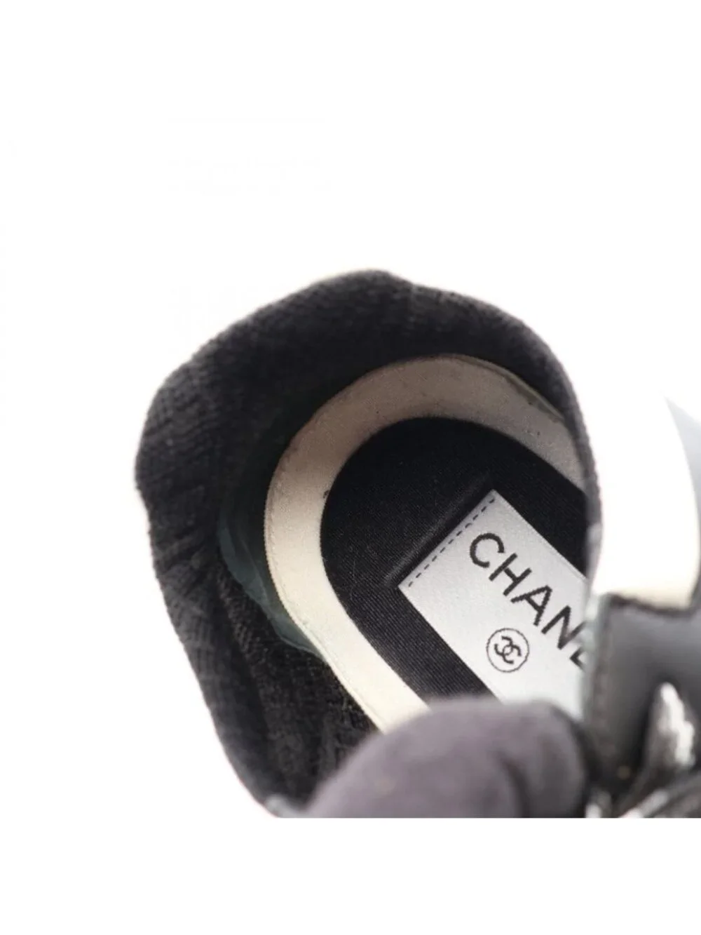 Chanel Sneakers CC Logo Nylon Suede